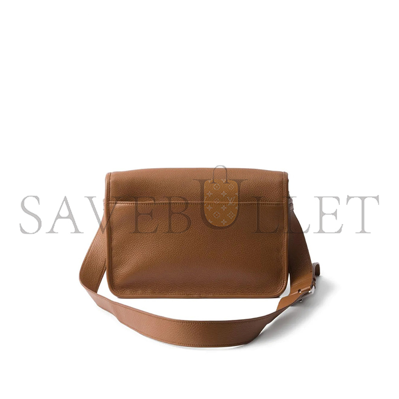 PRADA LEATHER MESSENGER BAG 2VD075 (30*20*9cm)